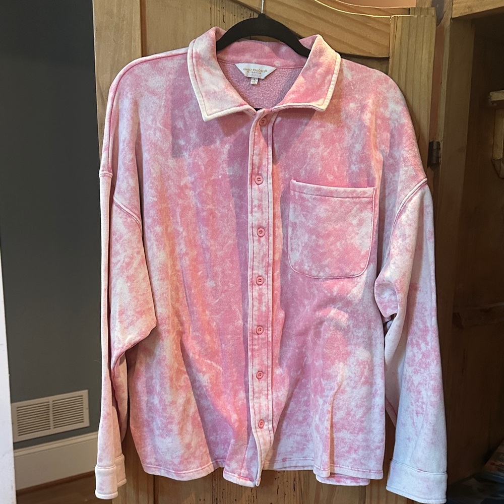 Simply Southern Pink Tie-Dye Shirt